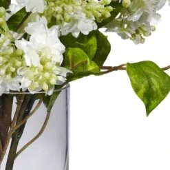 15" Lilac Arrangement In Glass Vase 15 15" Lilac Arrangement In Glass Vase -Michaels D262110S 14