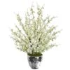 2.4 Ft. Cherry Blossom Arrangement In Silver Bowl 2 2.4 Ft. Cherry Blossom Arrangement In Silver Bowl -Michaels D262135S 11