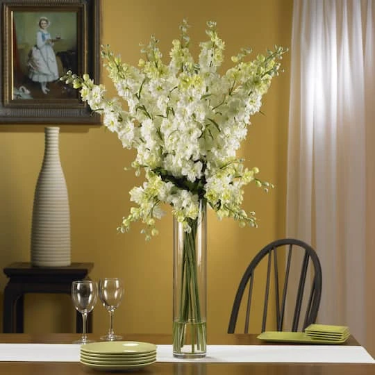 3ft. Delphinium Arrangement In Glass Vase 5 3ft. Delphinium Arrangement In Glass Vase - Image 3