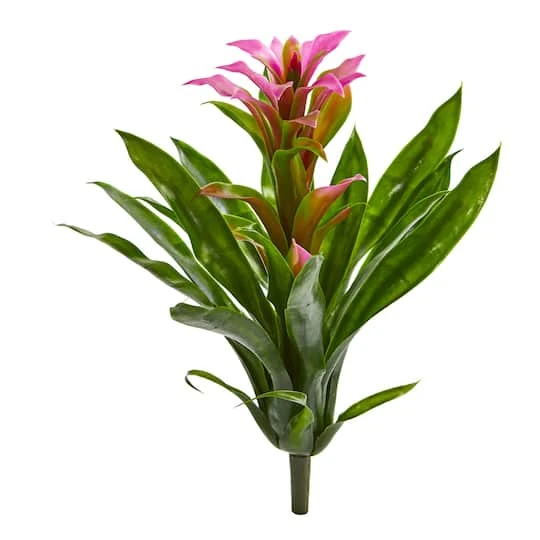 Purple Bromeliad Flower, 4ct. 4 Purple Bromeliad Flower, 4ct. - Image 2