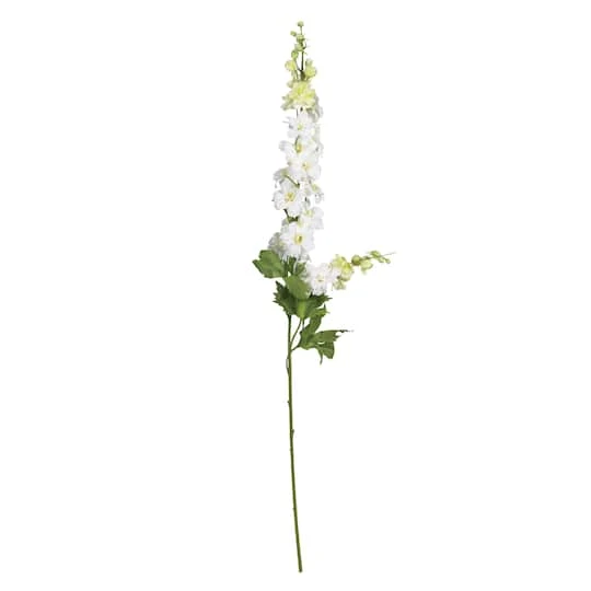 White Delphinium Stem, 12ct. 4 White Delphinium Stem, 12ct. - Image 2