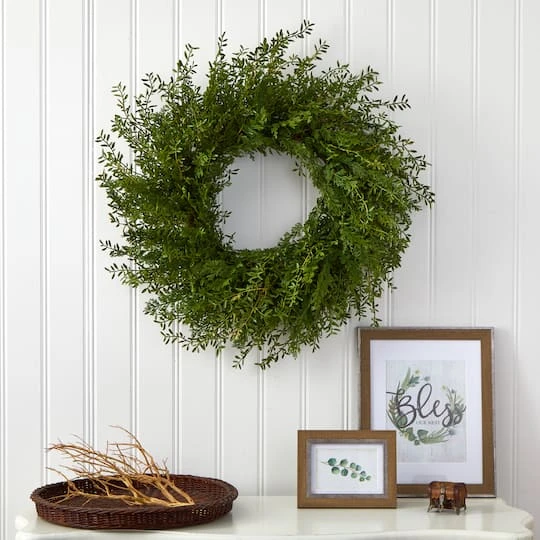 27'' Mixed Grass Wreath 6 27'' Mixed Grass Wreath - Image 4