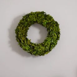 14'' Green Preserved Boxwood Wreath -Michaels D262258S 13