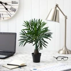 15.5" Potted Mini Areca Palm Plant 9 15.5" Potted Mini Areca Palm Plant -Michaels D262273S 3