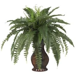 2.5.ft. Boston Fern In Decorative Brown Urn -Michaels D262474S 11 1