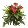 Red Mixed Anthurium Bush, 2ct. -Michaels D262493S 1