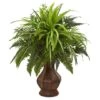 2ft. Mixed Greens & Fern In Decorative Planter -Michaels D262524S 11