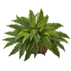 23" Boston Fern In Metallic Planter 9 23" Boston Fern In Metallic Planter -Michaels D262646S 11 1