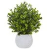 17" Boxwood In White Vase 2 17" Boxwood In White Vase -Michaels D262752S 11