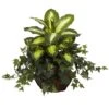 20" Dieffenbachia & Ivy In Decorative Planter -Michaels D262760S 11