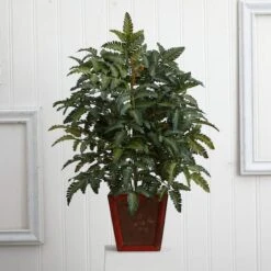 3ft. Bracken Fern In Wooden Planter -Michaels D262814S 13