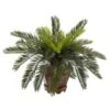 15" Cycas With Hexagon Vase 2 15" Cycas With Hexagon Vase -Michaels D262844S 1