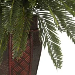 19" Double Cycas With Vase 9 19" Double Cycas With Vase -Michaels D262957S 13