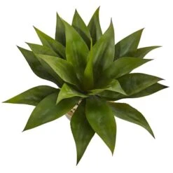 14" Agave Plant In Glazed Clay Pot -Michaels D262999S 2