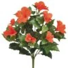 Orange Hibiscus Bush -Michaels D264074S 1