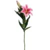 Rubrum Pink Stargazer Lily Spray -Michaels D264511S 1