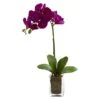 24" Purple Moth Orchid Arrangement In Vase 2 24" Purple Moth Orchid Arrangement In Vase -Michaels D292559S 11