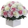 11" Pink And White Carnation Arrangement In Vase 1 11" Pink And White Carnation Arrangement In Vase -Michaels D292573S 11