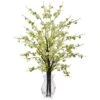 2ft. White Cherry Blossom In Glass Vase -Michaels D292574S 11