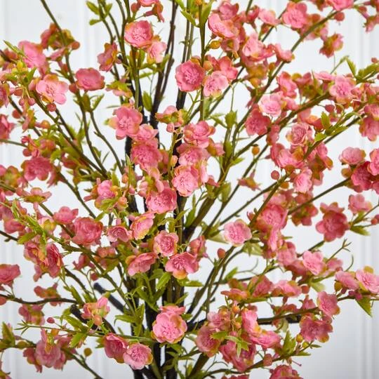 2ft. Pink Cherry Blossom In Glass Vase 7 2ft. Pink Cherry Blossom In Glass Vase - Image 5