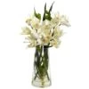 19" Cream Boat Orchid In Vase -Michaels D292589S 11