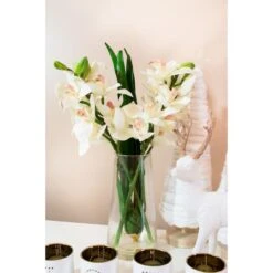 19" Cream Boat Orchid In Vase -Michaels D292589S 14