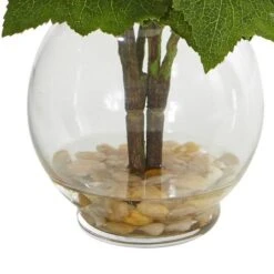 10" White Daisy Arrangement In Fluted Vase -Michaels D292593S 3