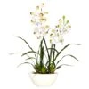 2.5ft. White Boat Orchid In White Vase -Michaels D292594S 11