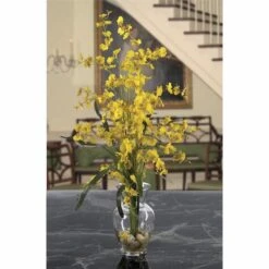 2.5ft. Yellow Dancing Lady Arrangement In Vase 9 2.5ft. Yellow Dancing Lady Arrangement In Vase -Michaels D292598S 12