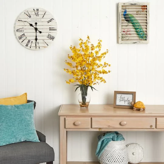 2.5ft. Yellow Dancing Lady Arrangement In Vase 6 2.5ft. Yellow Dancing Lady Arrangement In Vase - Image 4