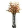 3ft. Cherry Blossom Arrangement In Glass Cylinder Vase 2 3ft. Cherry Blossom Arrangement In Glass Cylinder Vase -Michaels D292632S 1