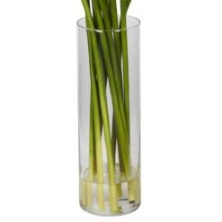 20" Mini Calla Lily Arrangement In Tall Vase, Red -Michaels D292661S 13