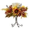16" Sunflower Candelabrum Centerpiece -Michaels D292741S 1