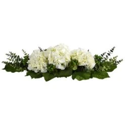 9" Hydrangea & Eucalyptus Floral Arrangement -Michaels D292754S 1 1