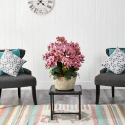 3ft. Moth Orchid Arrangement In White Vase 11 3ft. Moth Orchid Arrangement In White Vase -Michaels D292758S 4