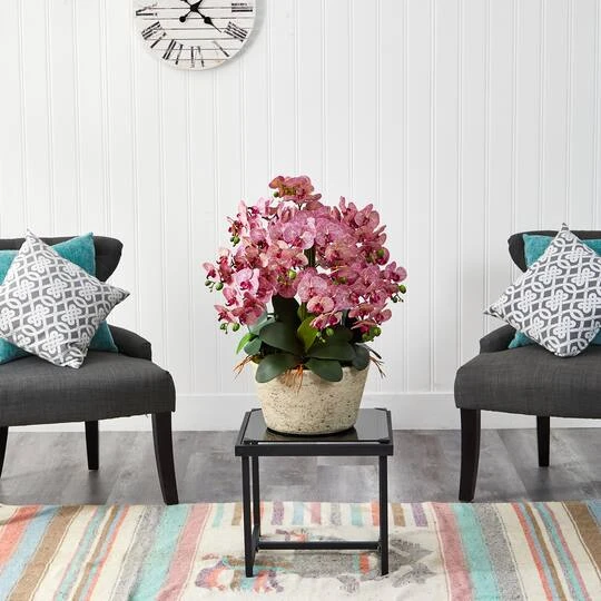 3ft. Moth Orchid Arrangement In White Vase 7 3ft. Moth Orchid Arrangement In White Vase - Image 5