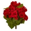 11" Begonia Bush Flower, 4ct. 2 11" Begonia Bush Flower, 4ct. -Michaels D293203S 1