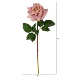 Light Mauve Rose Stem, 6ct. -Michaels D293210S 2