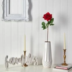 Red Rose Stem, 6ct. -Michaels D293228S 3