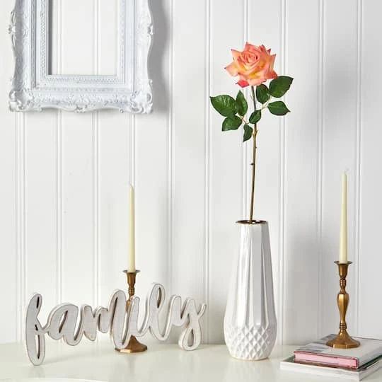 Orange Rose Stem, 6ct. 6 Orange Rose Stem, 6ct. - Image 4