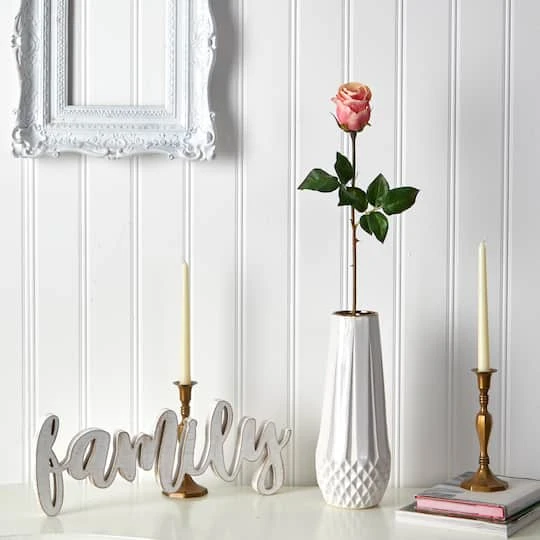 Peach & Pink Rose Bud Stem, 6ct. 6 Peach & Pink Rose Bud Stem, 6ct. - Image 4