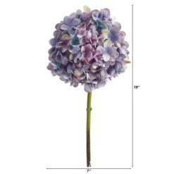 Purple Hydrangea Artificial Flower Stem, 3ct. -Michaels D293249S 2