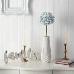 Light Blue Hydrangea Artificial Flower Stem, 3ct. -Michaels D293251S 3