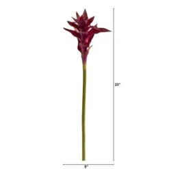 Pink Star Bromeliad Artificial Flower Stem, 6ct. -Michaels D293256S 2