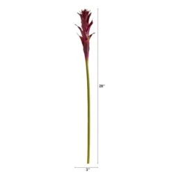 Pink Mini Star Bromeliad Artificial Flower Stem, 6ct. -Michaels D293258S 2