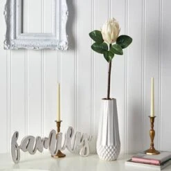 White King Protea Artificial Flower Stem, 4ct. 9 White King Protea Artificial Flower Stem, 4ct. -Michaels D293260S 3