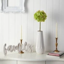 Green Hydrangea Artificial Flower Stem, 3ct. 9 Green Hydrangea Artificial Flower Stem, 3ct. -Michaels D293261S 3