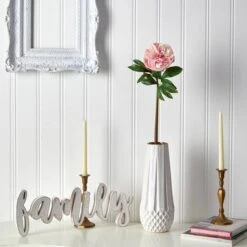 Light Pink Peony Artificial Flower Stem, 3ct. -Michaels D293269S 3