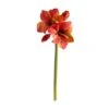 Orange Amaryllis Artificial Flower Stem, 3ct.