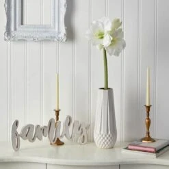 White Amaryllis Artificial Flower Stem, 3ct. -Michaels D293287S 3